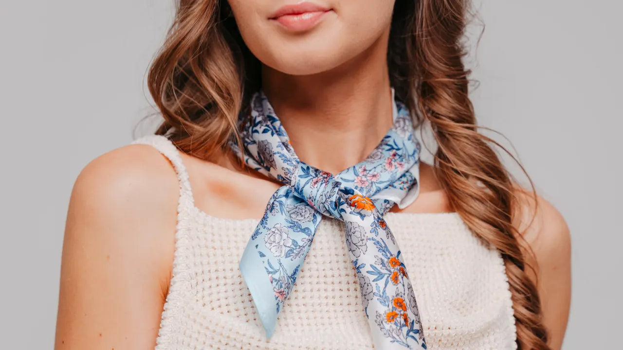 šilkinės skarelės