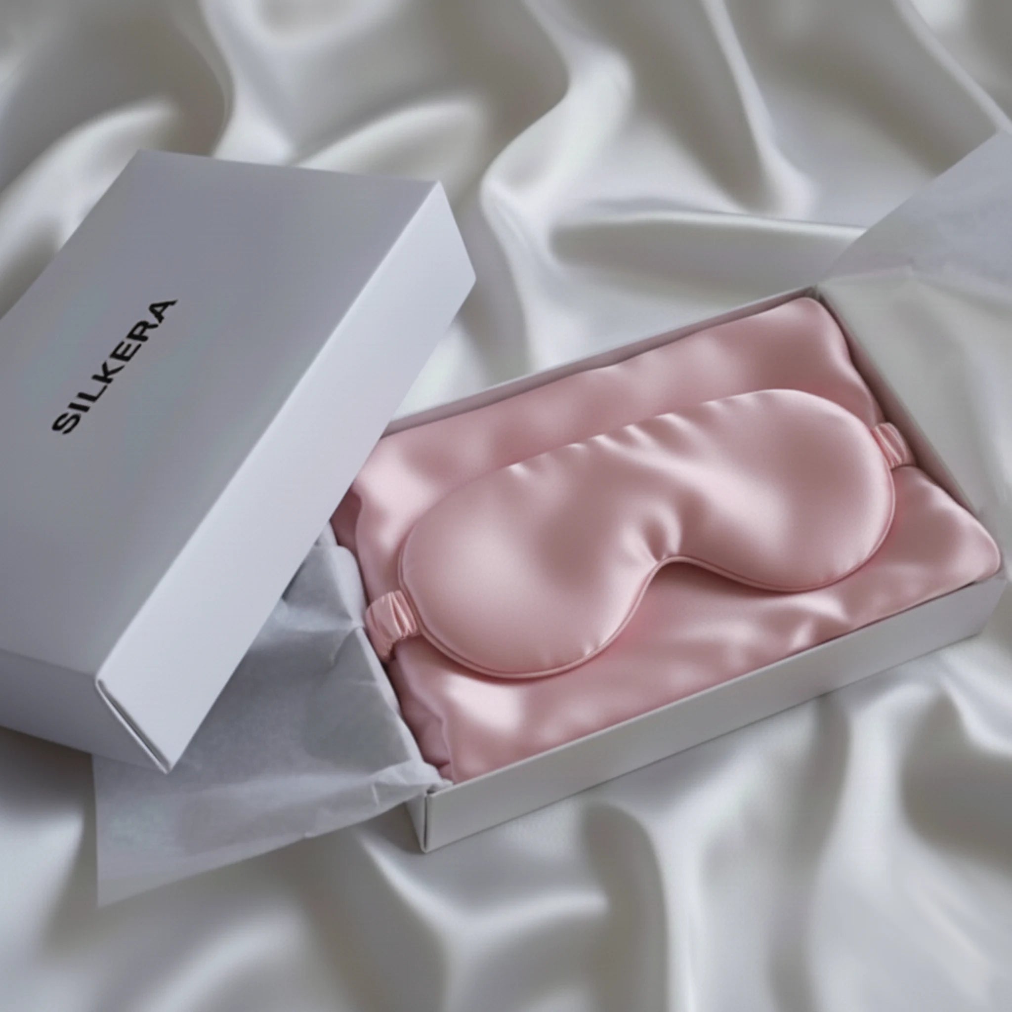 Šilkinis miego rinkinys rožinės spalvos