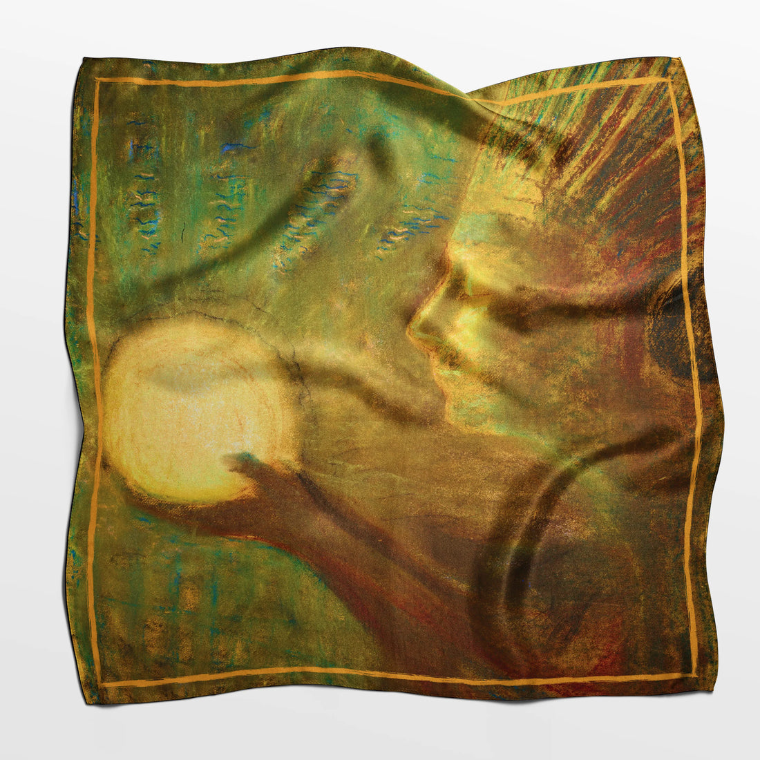 Mikalojus Konstantinas Čiurlionis Bičiulystė šilkinė skarelė