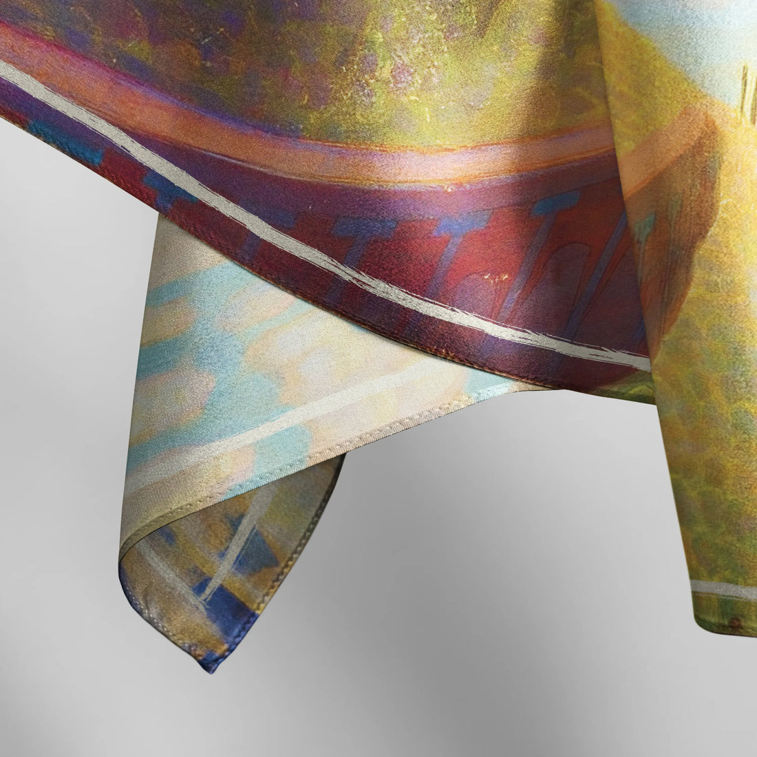 M.K. Čiurlionio pilies pasaka šilkinė skarelė