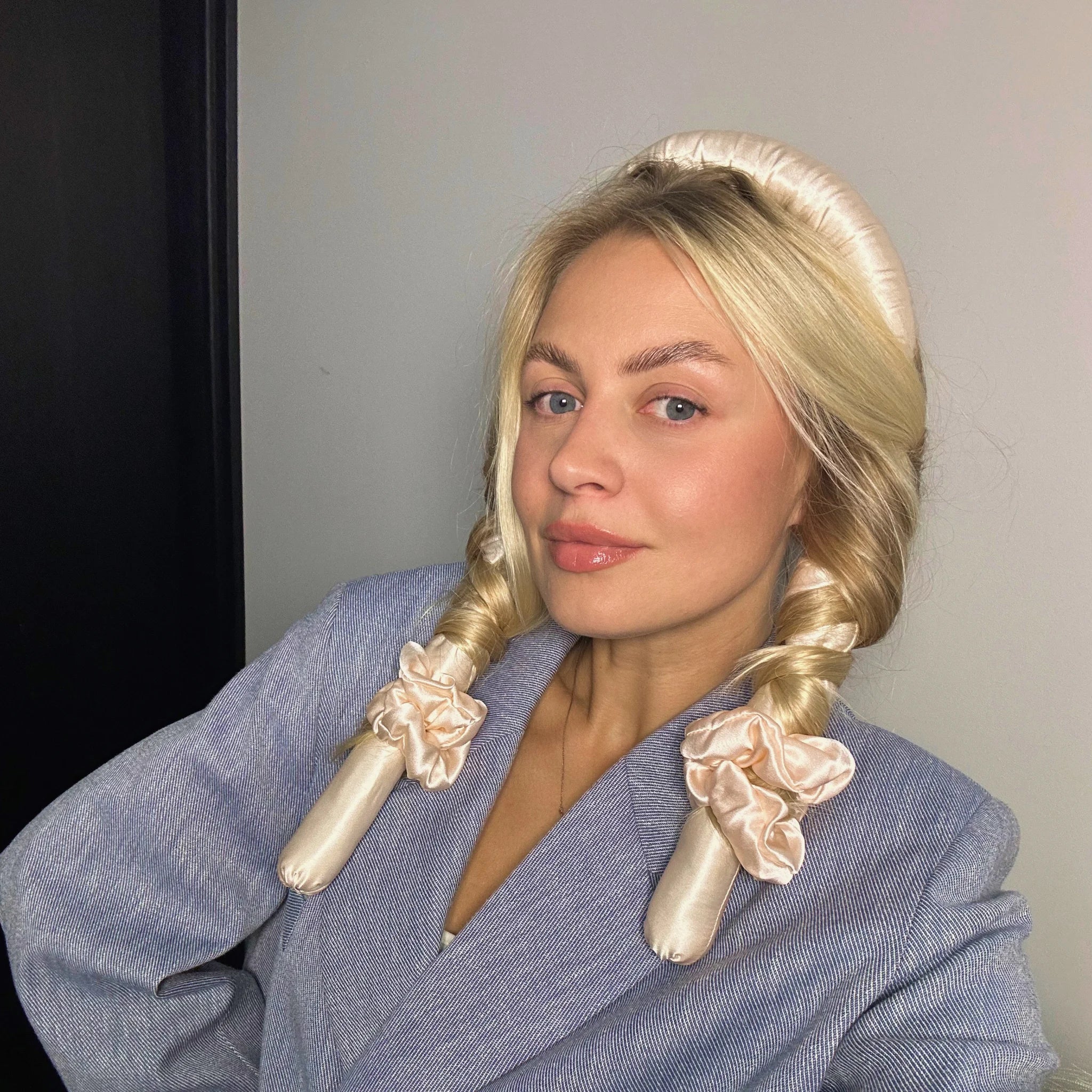 Šilkinis plaukų garbanojimo rinkinys