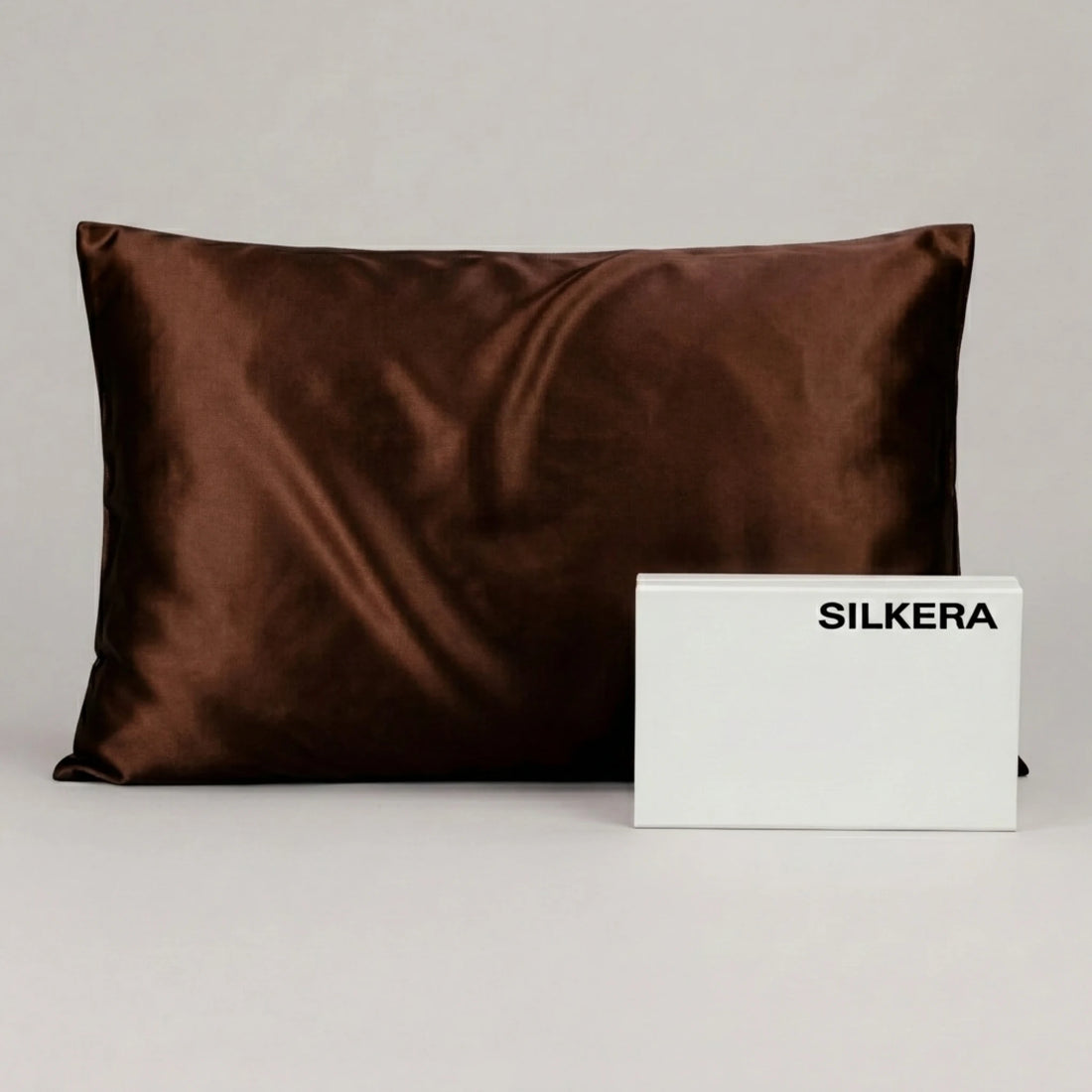rudas šilkinės pagalvės užvalkalas natūralaus šilko užvalkalai pagalvėms Silkera
