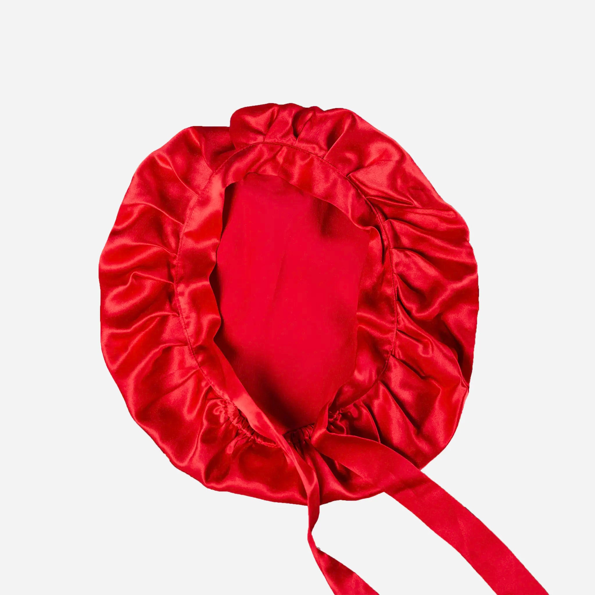 šilko miego kepurė raudona